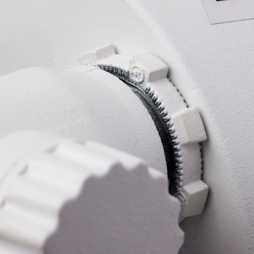 Main product image of LED Security Light Dual Head Motion Sensor Included White Finish 3000K