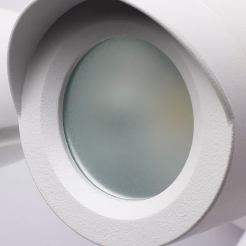 Main product image of LED Security Light Dual Head Motion Sensor Included White Finish 3000K