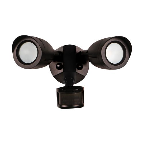 Main product image of LED Security Light Dual Head Motion Sensor Included Bronze Finish 4000K