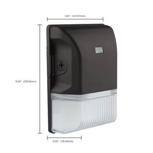 Main product image of LED Small Wall Pack 20W CCT Selectable 3K/4K/5K Black Finish 100-277V