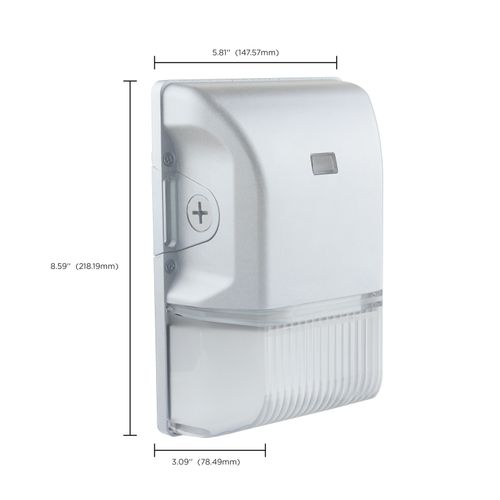 Main product image of LED Small Wall Pack 20W CCT Selectable 3K/4K/5K White Finish 100-277V