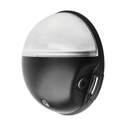 Main product image of LED Small Round Wall Pack 20W CCT Selectable Bypassable Photocell 120-277 Volt Black Finish