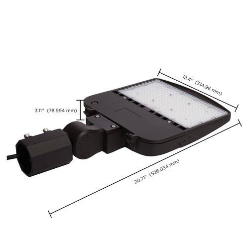 Main product image of LED Area Light Type III, 150W, Bronze Finish, 5000K, 277-480V