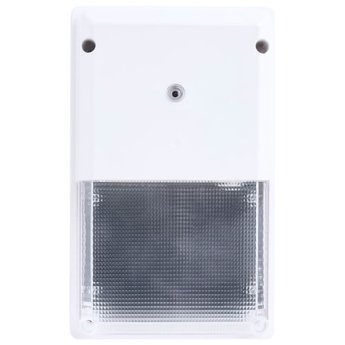 Main product image of LED Turtle Friendly Small Wall Pack, 20W, Amber Color, White Finish