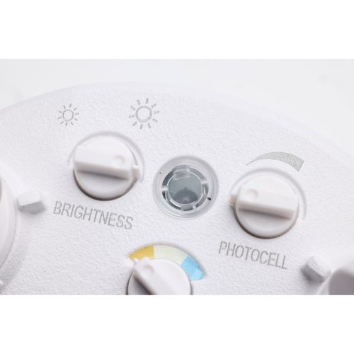 Main product image of LED Security Light, Dual Head, Field Selectable, White Finish