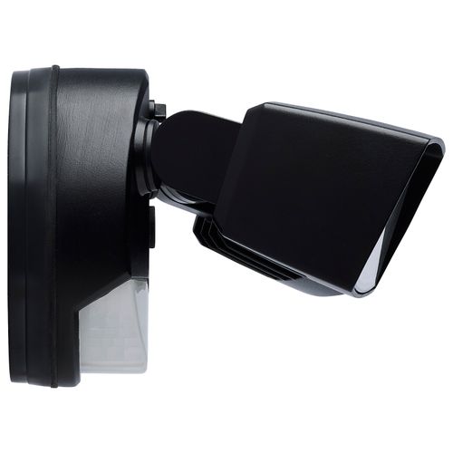 Main product image of LED Security Light with Nightlight, PIR Sensor, Dual Head, Field Selectable, Black Finish
