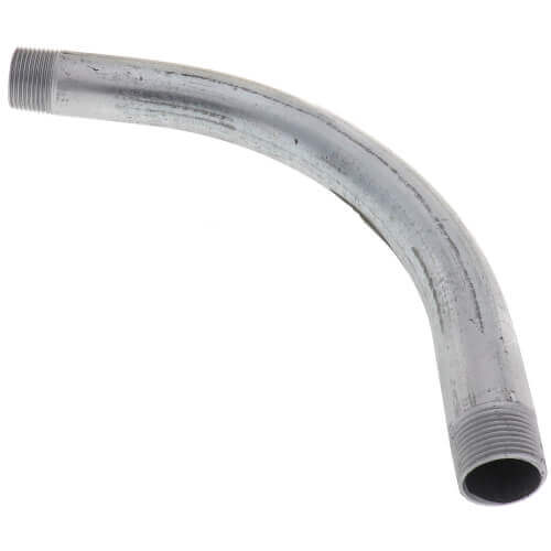 Main product image of 1-1/2" Galvanized Rigid 90-Degree Conduit Elbow