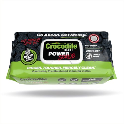 Main product image of Crocodile Cloth PowerSCRUB (80 per Pack)