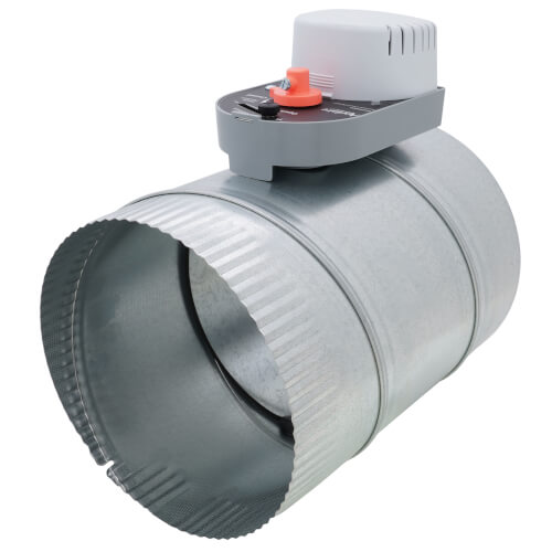 8" Round Ventilation Damper (Normally Closed/Power Open)