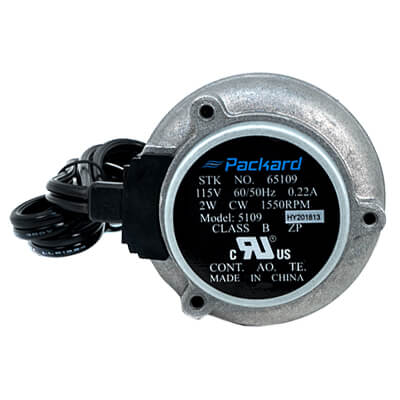 Shaded Pole Aluminum Unit Bearing Fan Motor (115V, 2W, 1550 RPM)