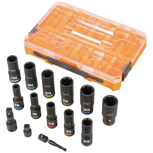 Main product image of KNECT 1/2" Drive Deep Well Impact Socket Set, 23 Piece, SAE
