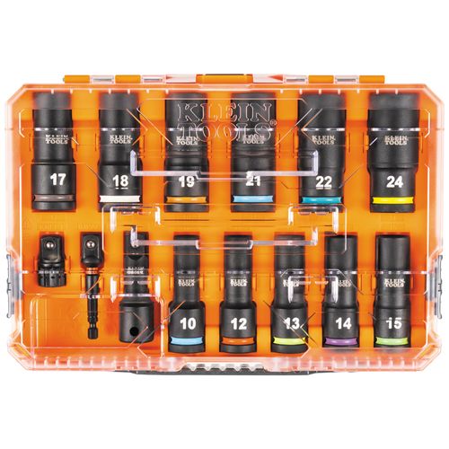 Main product image of KNECT 1/2" Drive Deep Well Impact Socket Set, 14 Piece, Metric