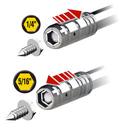Main product image of 2-in-1 Nut Driver, Hex Head Slide Drive, 1-1/2"