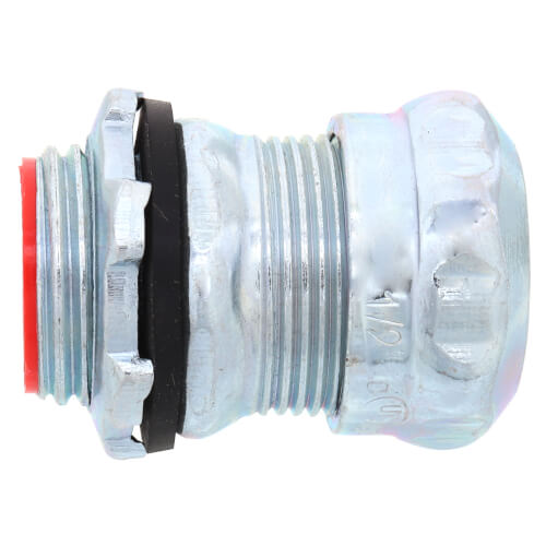 1/2" Steel Raintight Compression Type Connectors with Insulated Throat
