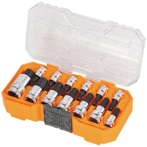 Main product image of 13 Piece Knurled Hex Bit Socket Set, SAE