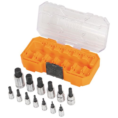 Main product image of 13 Piece Knurled Hex Bit Socket Set, SAE