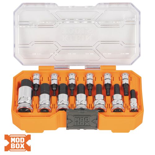 Main product image of 13 Piece Knurled Hex Bit Socket Set, Metric