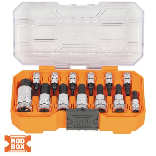 Main product image of 13 Piece Knurled Hex Bit Socket Set, Metric