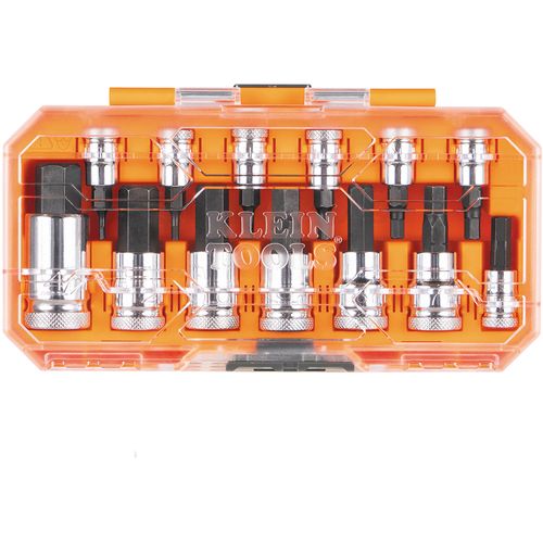 Main product image of 13 Piece Knurled Hex Bit Socket Set, Metric