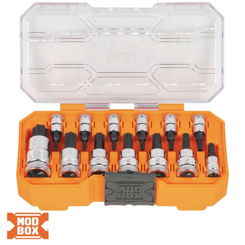 Main product image of 13 Piece Knurled Torx Hex Bit Socket Set, Metric