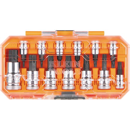 Main product image of 13 Piece Knurled Torx Hex Bit Socket Set, Metric