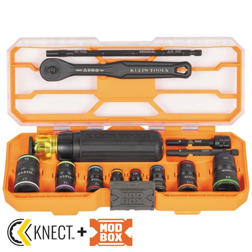 Main product image of KNECT Flip-16 Ratcheting Impact Flip Socket Screwdriver Set, SAE/Metric