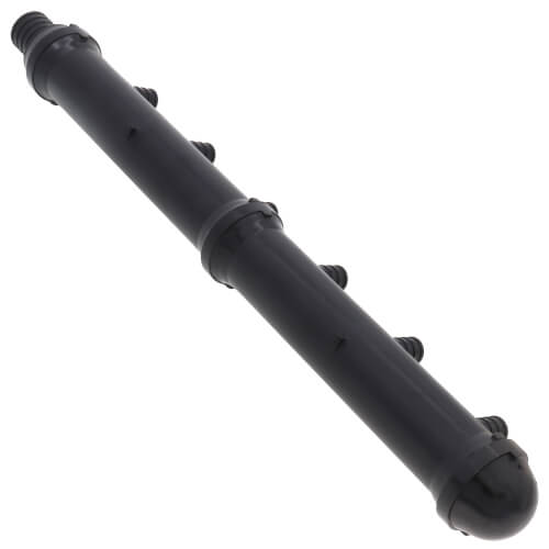 Main product image of 1" x 1" x 1/2" PureFlow PolyAlloy PEX Crimp Flow Through Manifold (6 Outlets)