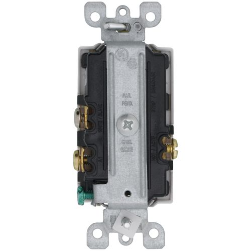 Main product image of Decora Combination Switch w/ LED Guide Light, 15A - White (120V)
