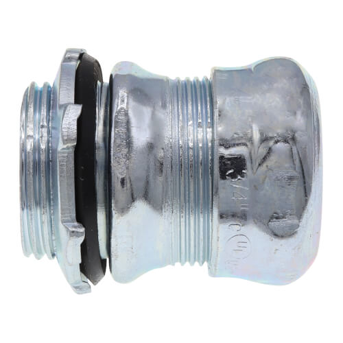 3/4" Steel EMT Raintight Compression Type Connector