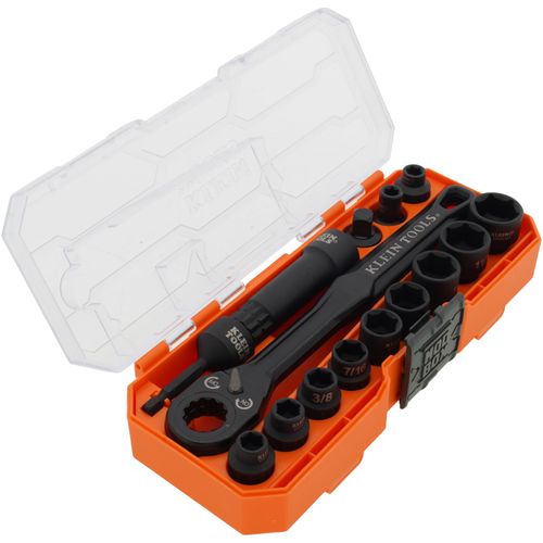 Main product image of KNECT 3/8" Drive Impact-Rated Pass Through Socket Set, 15 Piece