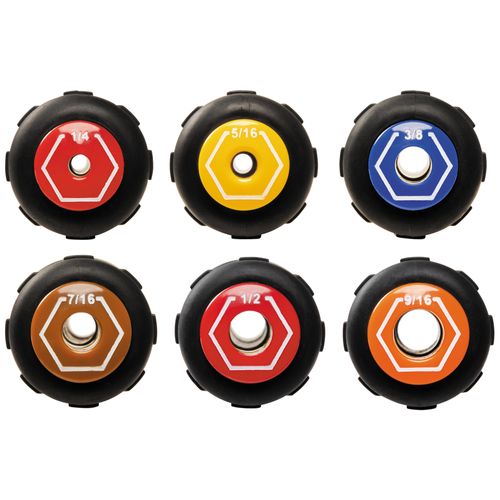 Main product image of 1/4" Color-Coded Heavy-Duty Magnetic Hollow-Shaft Nut Driver