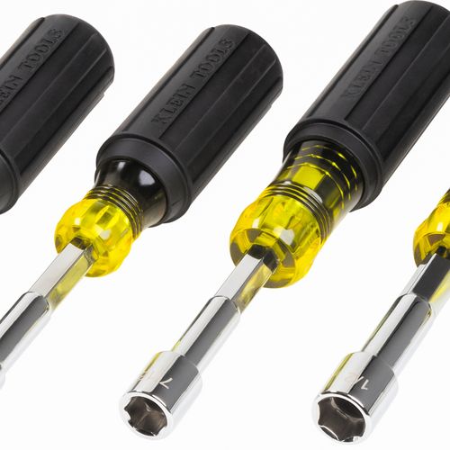 Main product image of Hollow Magnetic Color-Coded Heavy-Duty Nut Driver Set, 6-Piece (1/4" to 9/16")