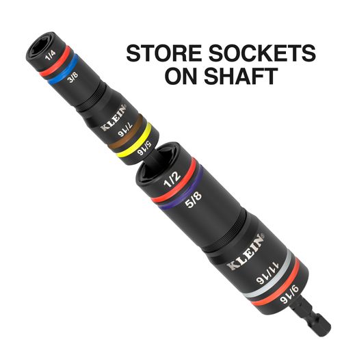 Main product image of KNECT Quad-16 Heavy Duty Impact Flip Socket Set, 6 Piece, SAE and Metric