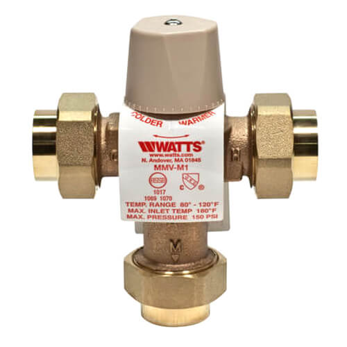 1" LFMMVM1-UT Lead Free Mixing Valve (Copper Press)