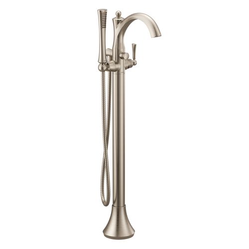 Main product image of Wynford Brushed Nickel 1 Handle Tub Filler Includes Hand Shower, 655BN