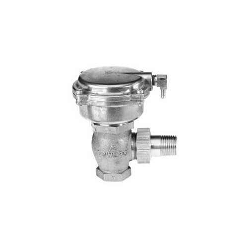 656 Powermite 2-Way 3/4" Angle Union Valve, 5-10 psi, 4.6 cv