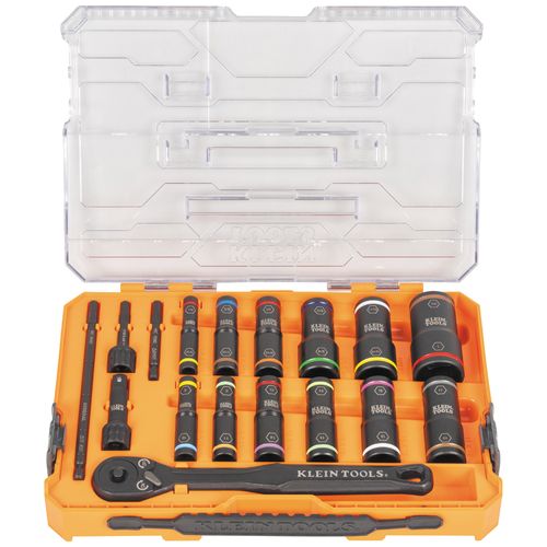 Main product image of KNECT Flip-24 Deep-Well, Heavy Duty Impact Socket Set, SAE/Metric