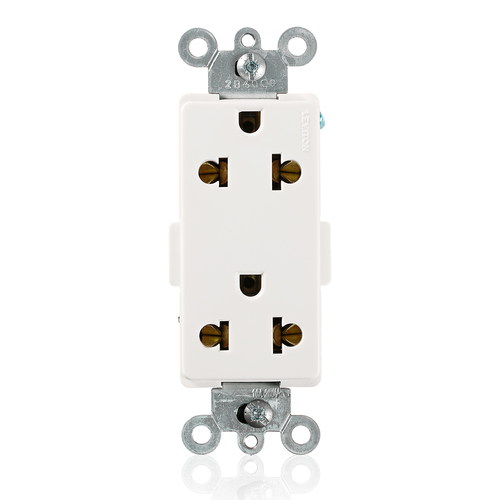 Main product image of 15A Decora Plus Duplex Receptacle/outlet, Commercial Grade (White)