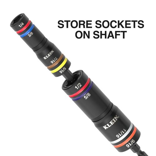 Main product image of KNECT Quad-24 Heavy Duty Impact Flip Socket Set, 9 Piece, SAE and Metric