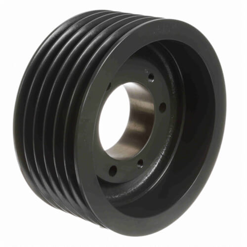 Main product image of 6 Groove Cast Iron Q-D Sheave, 5V Belt, 10.3" OD