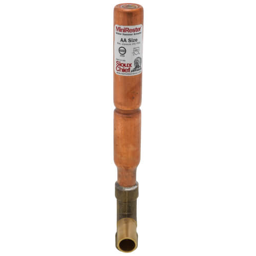 Main product image of 1/2" Male Sweat x 1/2" Female Sweat Tub/Shower Tee Mini-Rester Water Hammer Arrestor