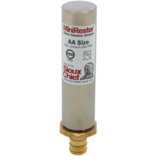 Main product image of 1/2" PEX Crimp Straight Mini-Rester Water Hammer Arrestor (Lead Free)