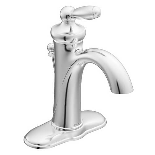 Main product image of Brantford Single Handle High-Arc Bathroom Faucet (Chrome), 6600