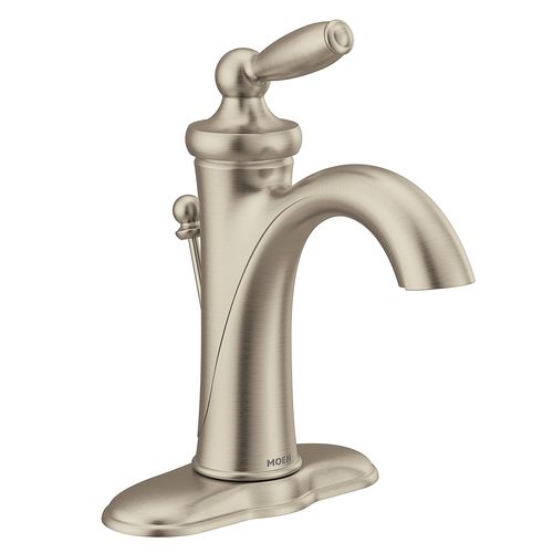 Main product image of Brantford Brushed Nickel 1 Handle Bathroom Faucet, 6600BN