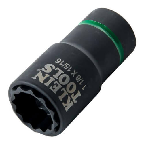 2-in-1 Impact 1/2" Drive 12 Point Socket Set (6 Piece)