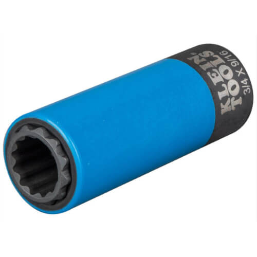 Main product image of 2-in-1 Coated Impact Socket, 12-Point (3/4" x 9/16")