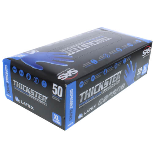 Main product image of Thickster Latex Disposable Glove, 14 mil, Powder-Free - XL (Pack of 50)