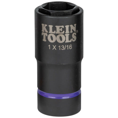 2-in-1 Impact Socket, 6-Point (1" x 13/16")