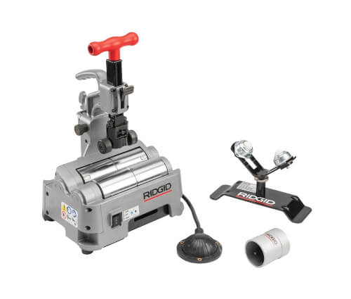 PTC-400 Power Tubing Cutting Machine For Copper and Plastic with PC-116 TS Tube Stand, 1/2" to 4"