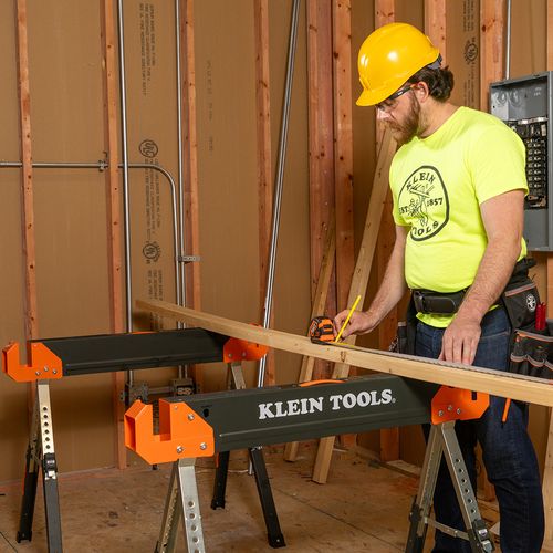 Main product image of Adjustable-Leg Folding Saw Horse & Jobsite Table (1 Pack)